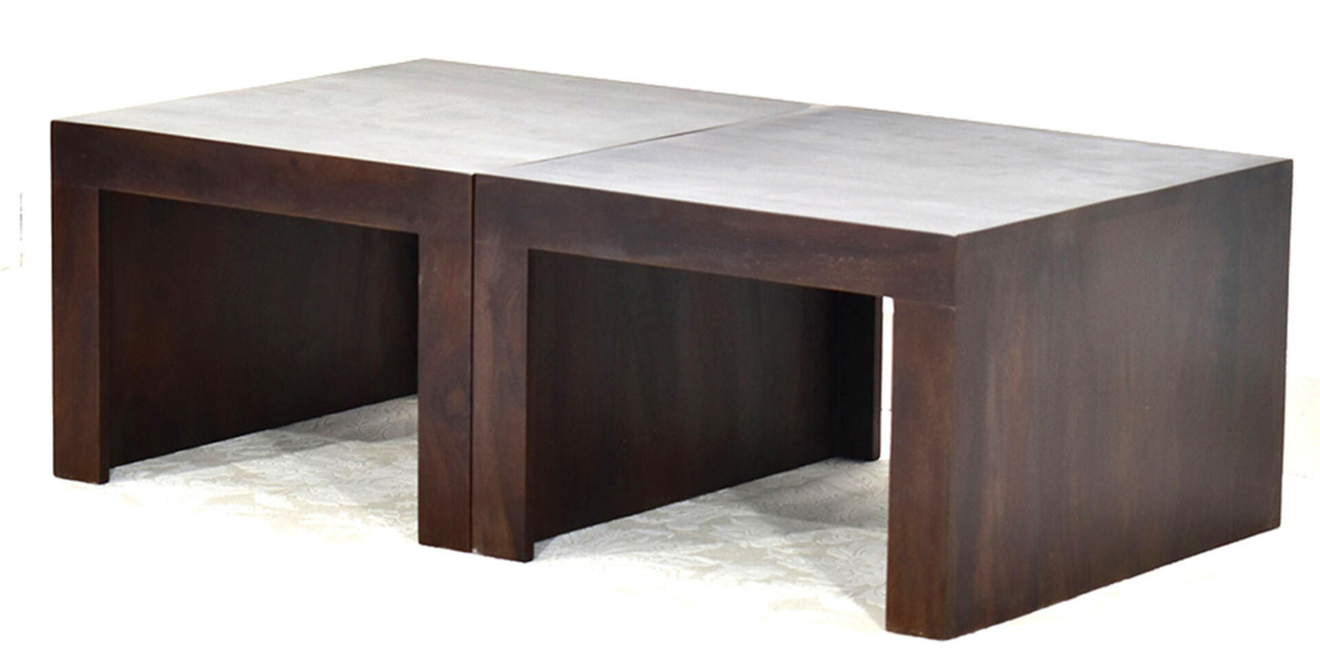 Emily Centre Coffee Table - Set of 2 - Dark Walnut - Image 4
